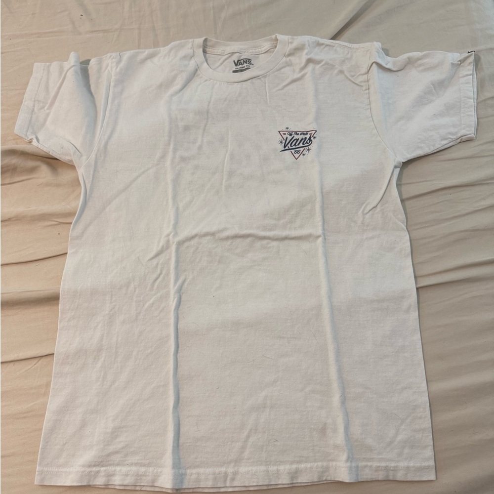 Vans White Short Sleeve Tee Classic Comfort